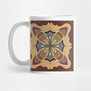 Eastern square pattern Mug